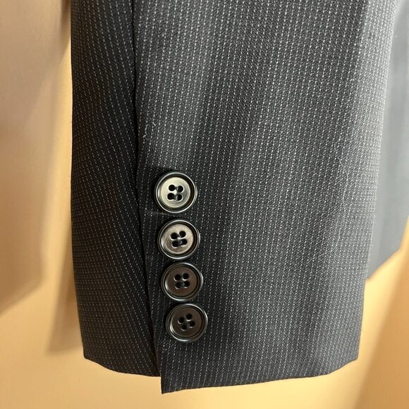 Armani Collezioni Mens black 100% Wool  Sports Coat 42/L - Picture 5 of 11